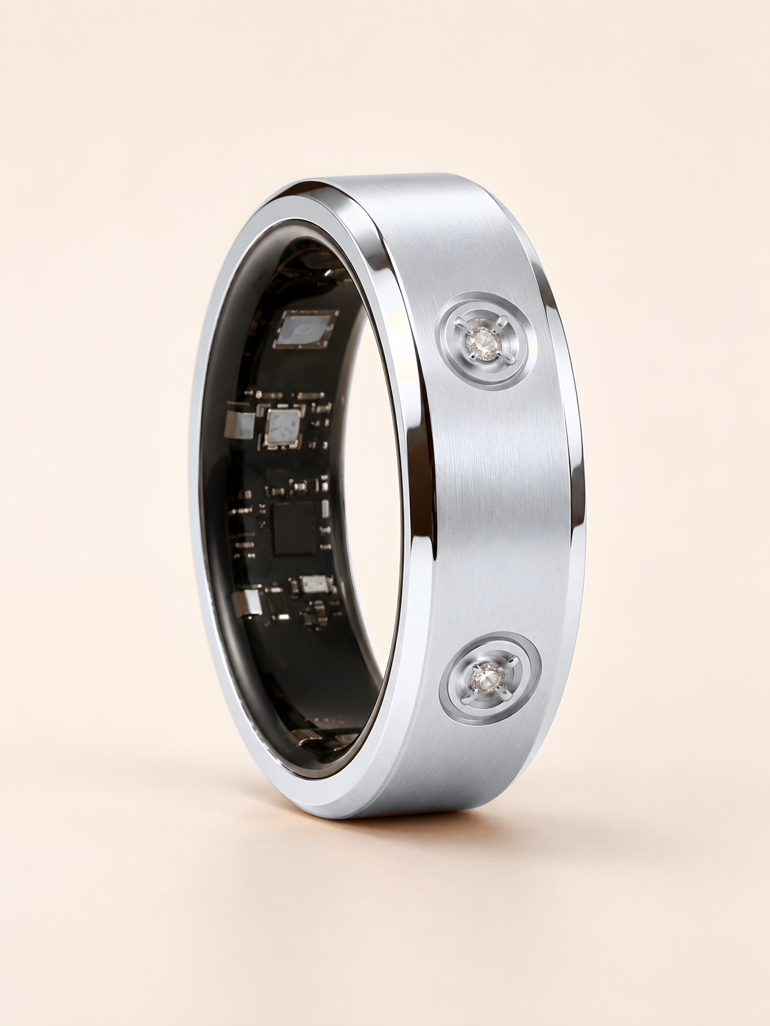 Silver Color, upright view